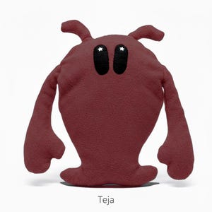 Peluche para bienestar consciente. Un compañero suave y calentito para ayudar al acompañamiento emocional. 100% algodon organico sin toxicos image 9
