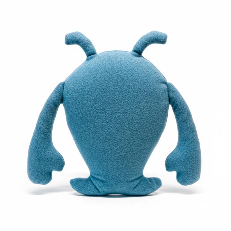 Peluche para bienestar consciente. Un compañero suave y calentito para ayudar al acompañamiento emocional. 100% algodon organico sin toxicos image 2