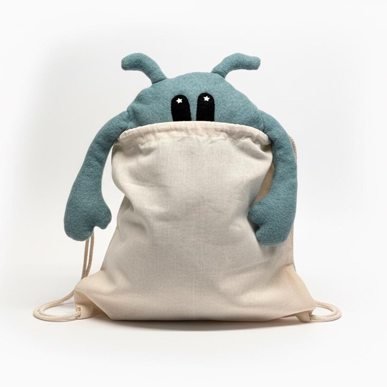 Peluche para bienestar consciente. Un compañero suave y calentito para ayudar al acompañamiento emocional. 100% algodon organico sin toxicos image 5