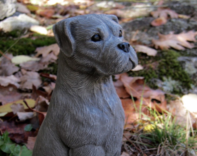 Boxer Dog Statue, Concrete Statues, Boxer Statue, Boxer Memorial, Pet