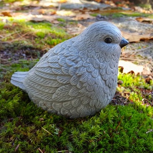 Bird Statue, Bird Garden Decor, Dove Statue, Concrete Garden Statue, Cement Bird Figure, Cute Bird Home Decor, Garden Statues, Garden Decor