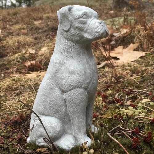 Boxer Dog Statues Garden Garden Design Ideas