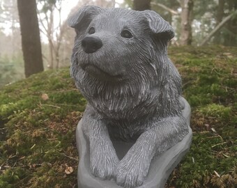 Border Collie Statue, Concrete Dog Statues, Border Collies Border Collie Statue, Concrete Dog Statues, Border Collies