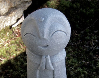 Jizo Statue, Japanese Buddha, Concrete Statues Of Jizo's, Protector Of Children, Jizo Figure, Garden Statue, Garden Decor, Zen Memorial