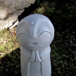 Jizo Statue, Japanese Buddha, Concrete Statues Of Jizo&#39;s, Protector Of Children, Jizo Figure, Garden Statue, Garden Decor, Zen Memorial