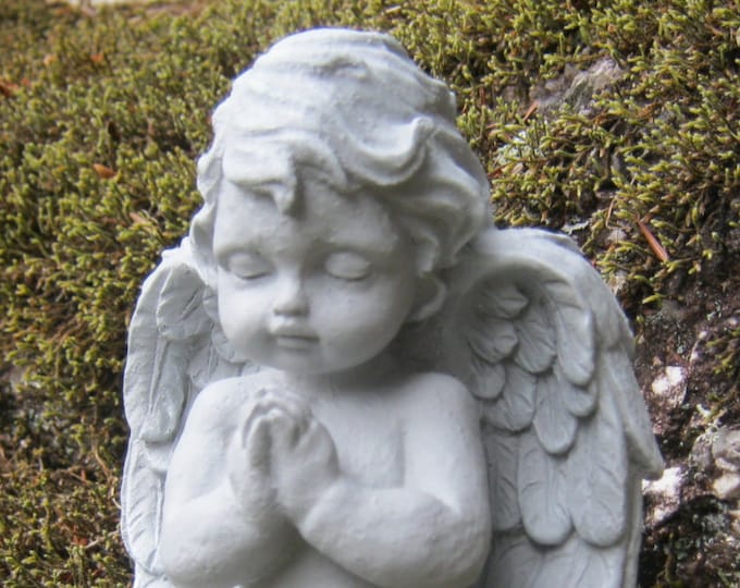 Angel Statue, Praying Angel, Cherub Praying, Concrete Angels, Cement