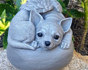 RESERVED FOR JAMES Only Corgi Statue, Concrete Pembroke Welsh