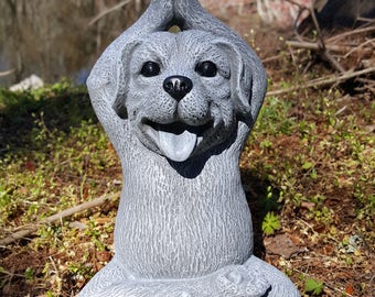 Meditating Dog Etsy