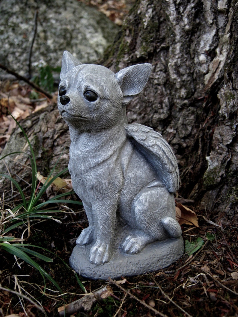 chihuahua angel figurine