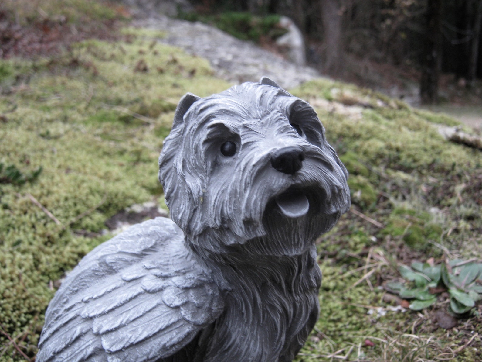 Westie Angel Garden Statue West Highland Terrier Memorial | Etsy