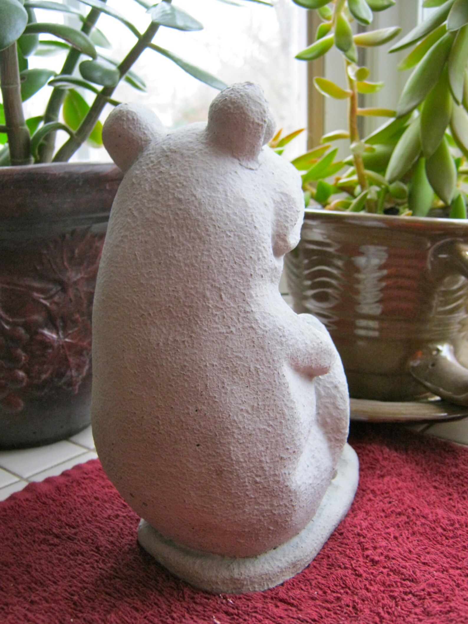 Frog Statue Concrete Frog Figure Cement Garden Decor - Etsy