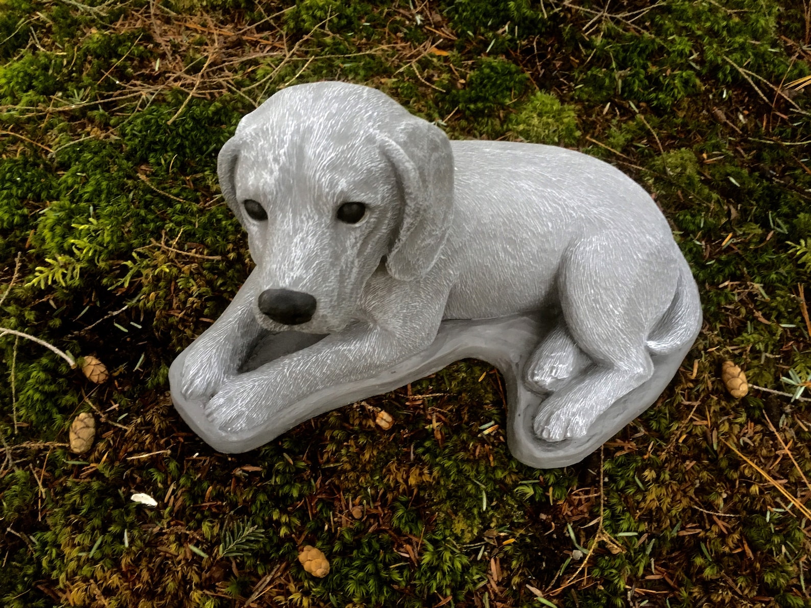 Beagle Statue Concrete Dog Statues Garden Decor Pet Etsy