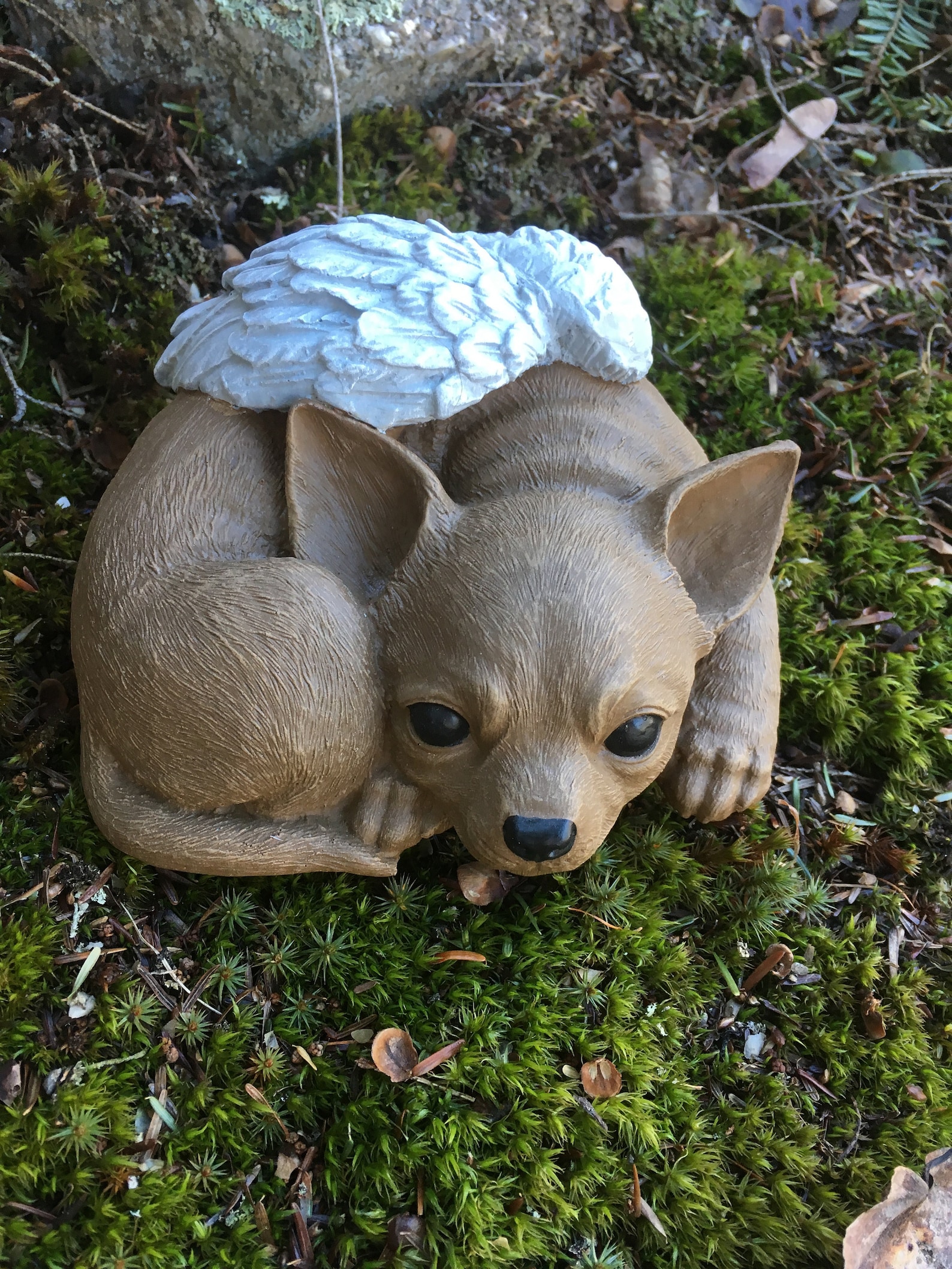 chihuahua angel figurine