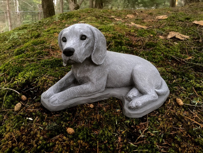 Beagle Statue Concrete Dog Statues Garden Decor Pet - Etsy