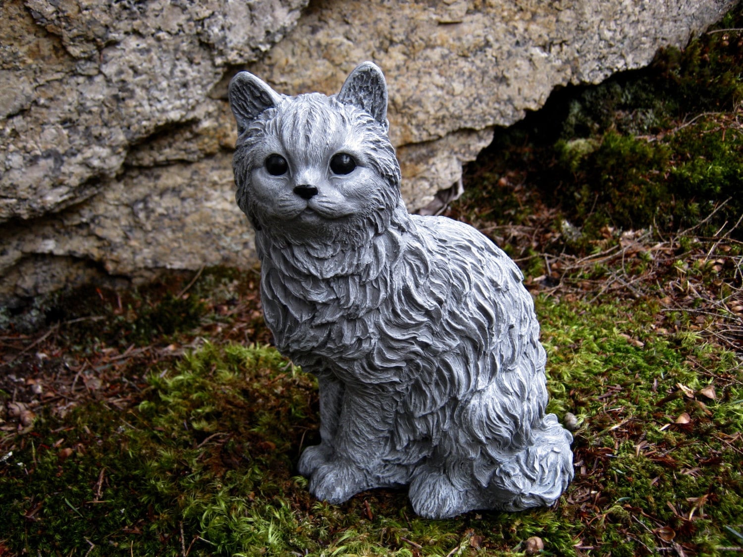 Figurine Félin Musicien – Chat/chaton 55mm – Statuette Animal – Occasion Très Bon état