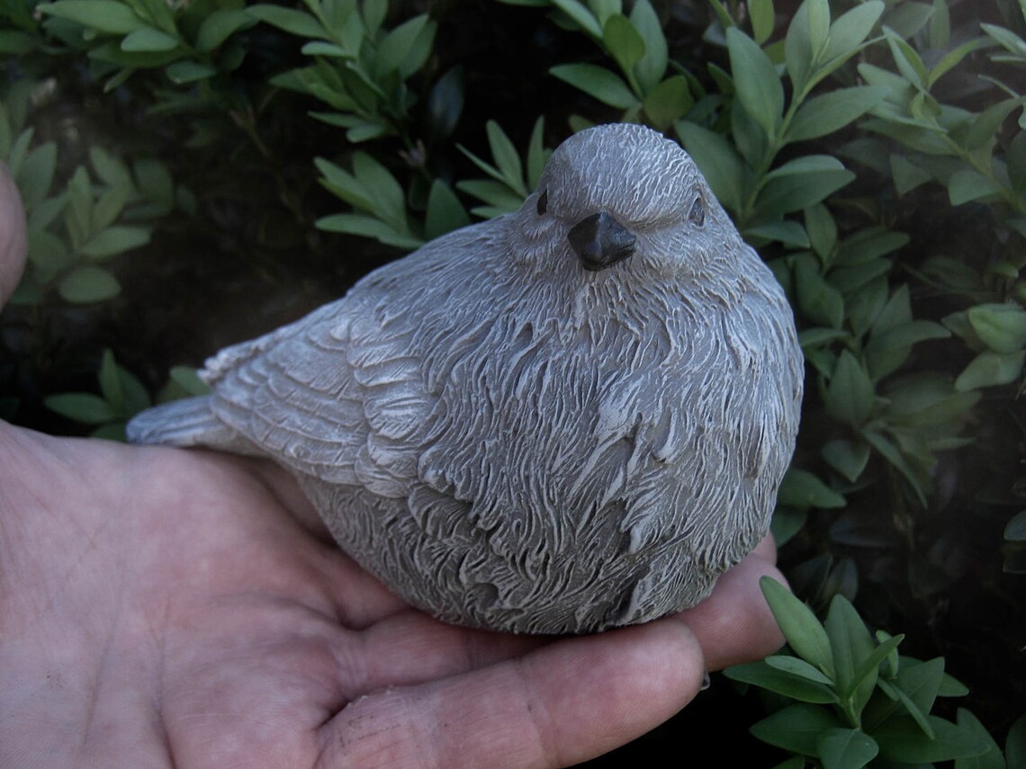 Bird Statues Concrete Birds Birdbath Birds Cement Statues Etsy