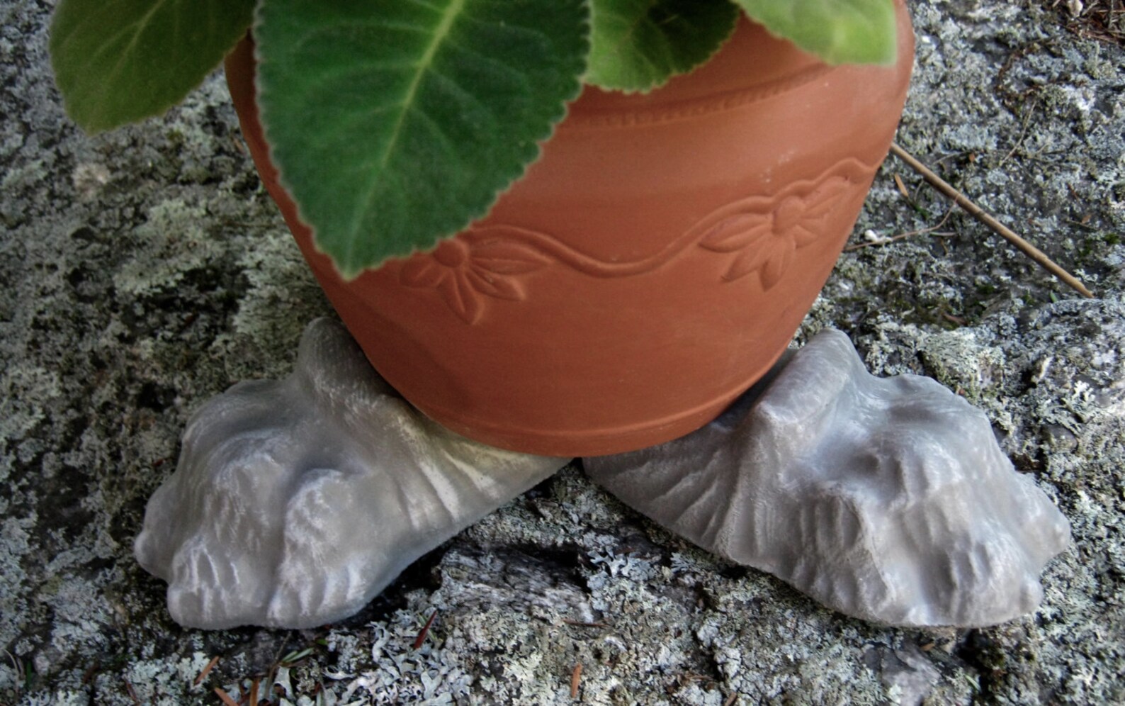 Pot Risers Pot Feet Concrete Flower Pot Feet Lion Paw Pot Etsy