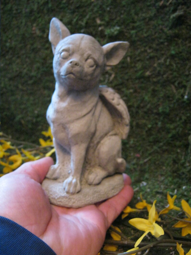 chihuahua angel figurine