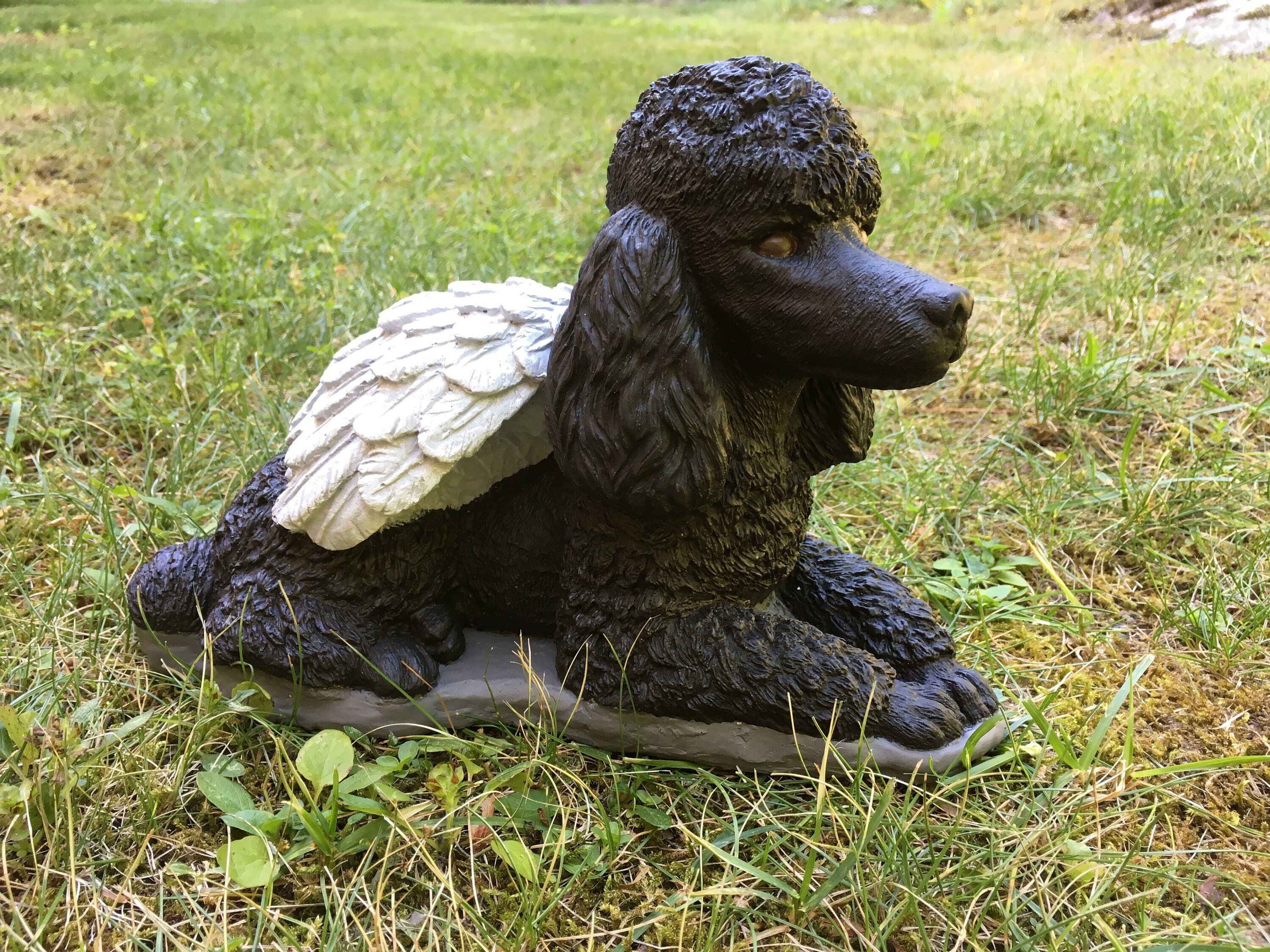 Home & Garden Poodle Angel Dogs Concrete Garden Decor Concrete Poodle