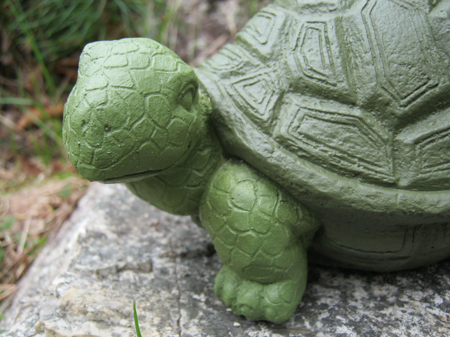 Turtle Statue Cute Garden Turtle Statue Figure Yard Art Etsy
