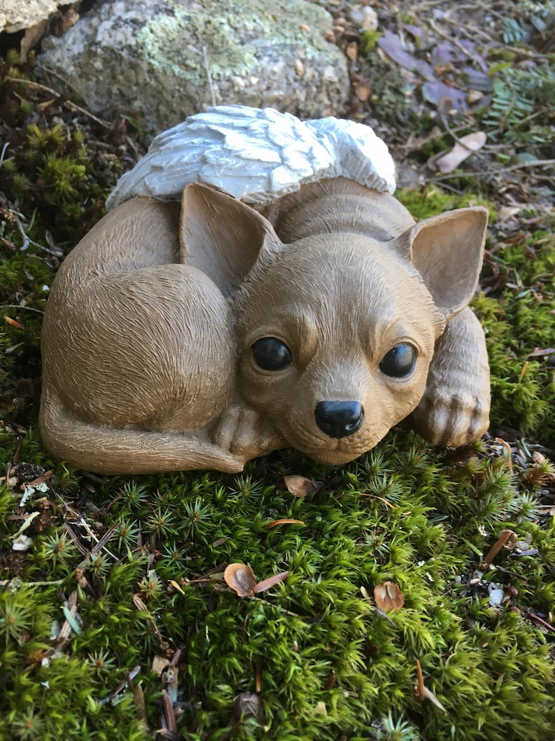 chihuahua angel figurine