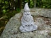 Gnome Statue, Meditating Gnome, Zen Garden Gnome Statue, Painted Concrete Gnome, Lotus Pose, Unique Gnome 