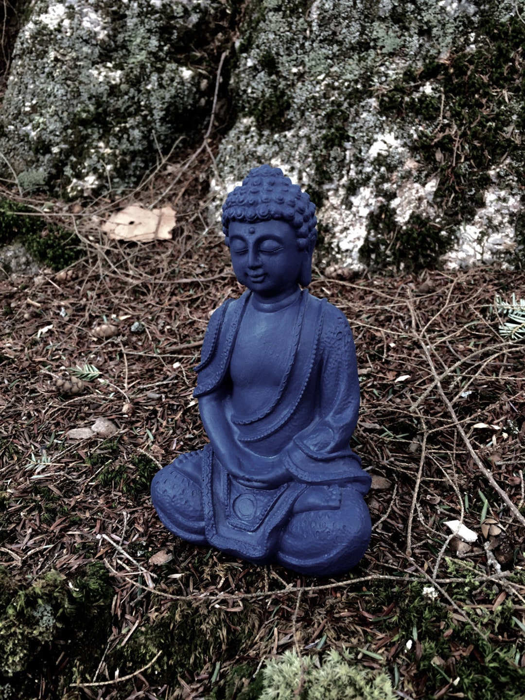 Buddha Statue, Healing Buddha, Concrete Buddhas Garden Statue, Zen