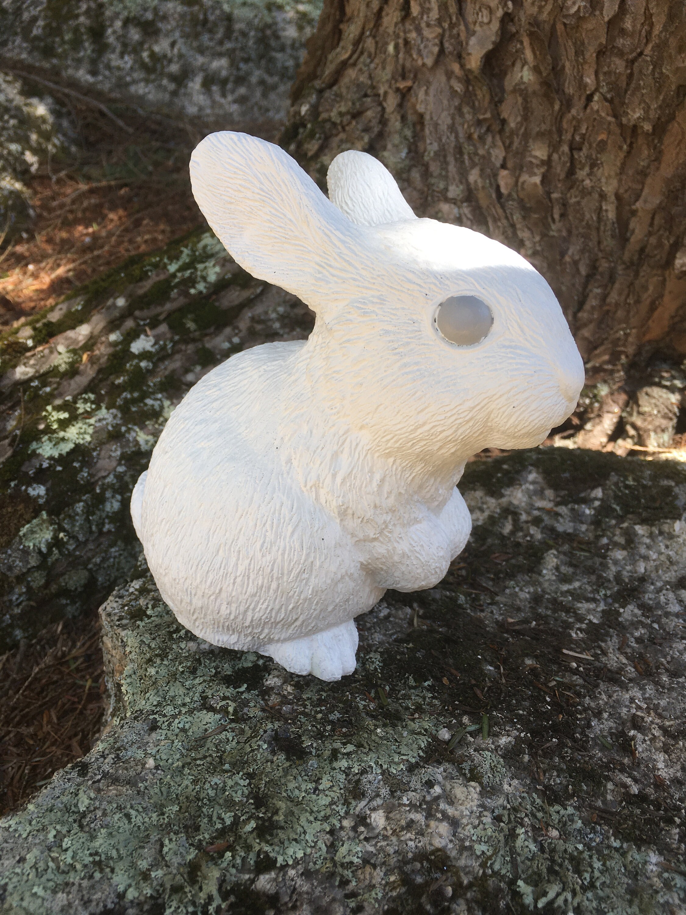 【AND A ASH】Parts Bunny Sky Vintage Easter Bunny Wind Up Music Box Working Plays Put on