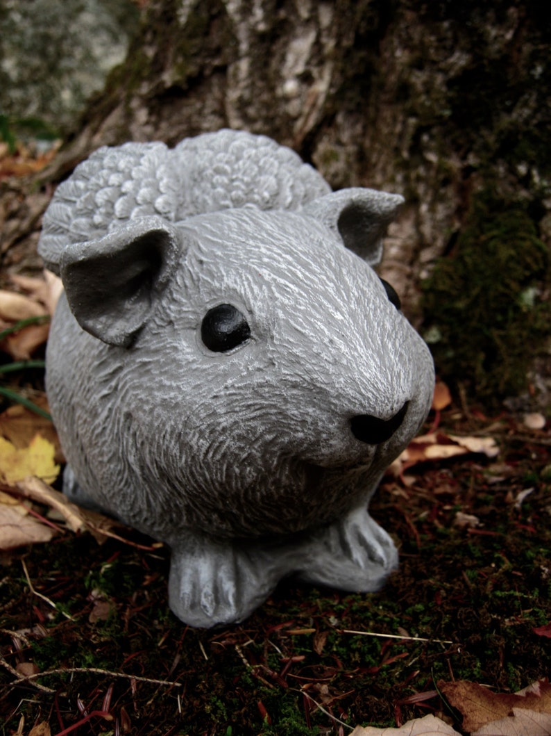 Guinea Pig Angel Statue Concrete Pig Memorial Remembrance Etsy