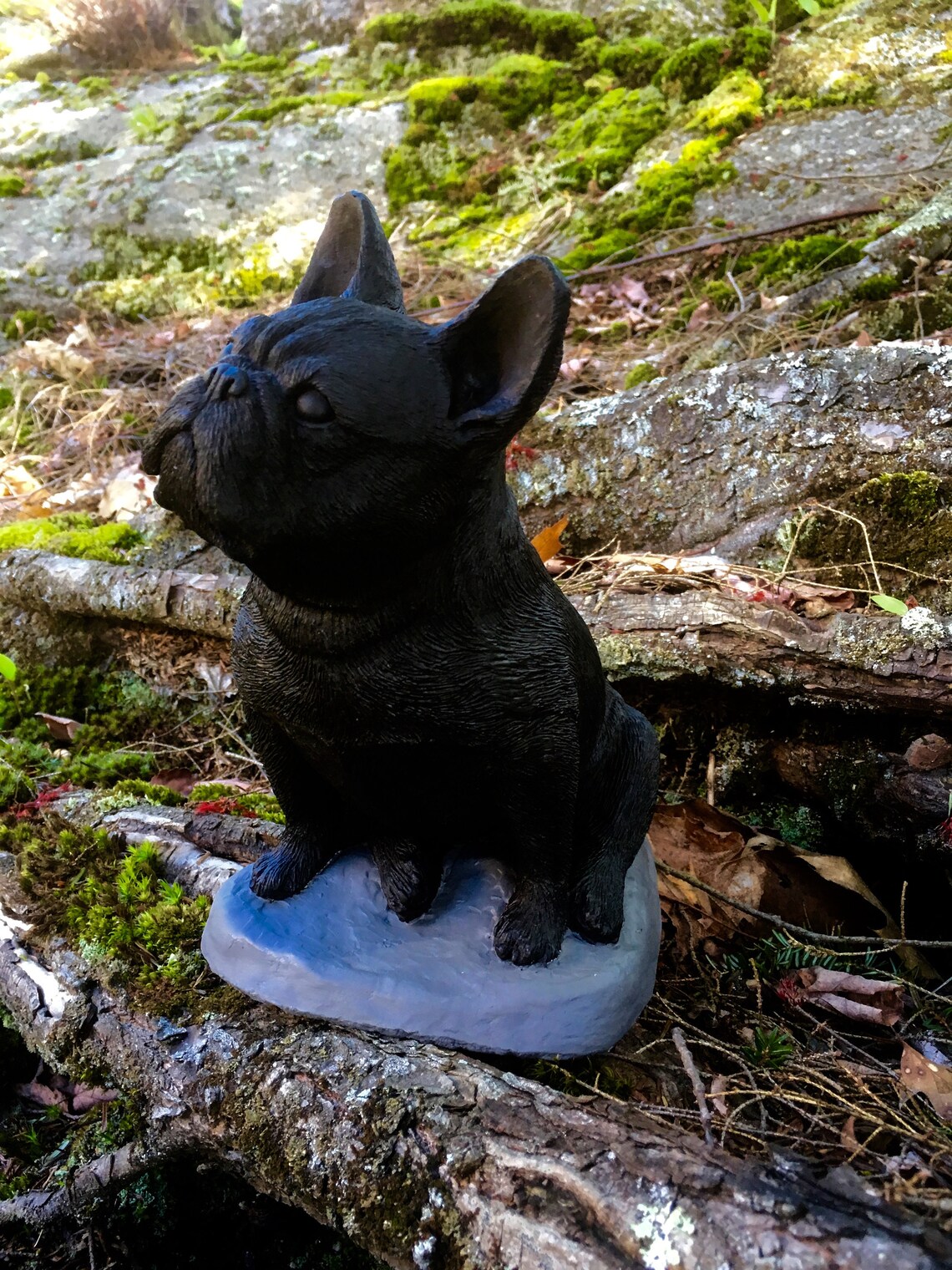 frenchie dog statue
