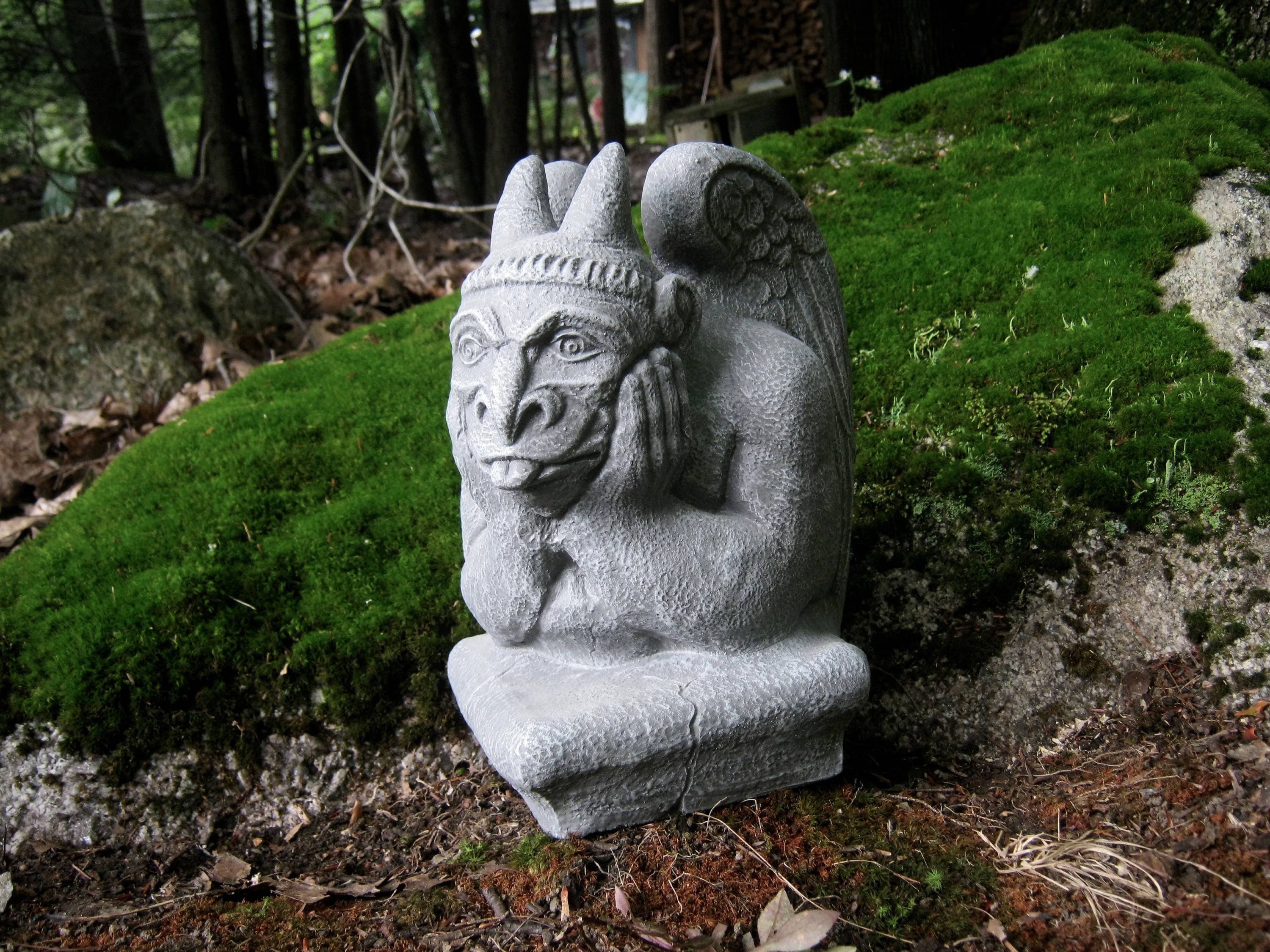 Outdoor & Gardening Garden Decoration Outdoor Statues Funny Gargoyle ...