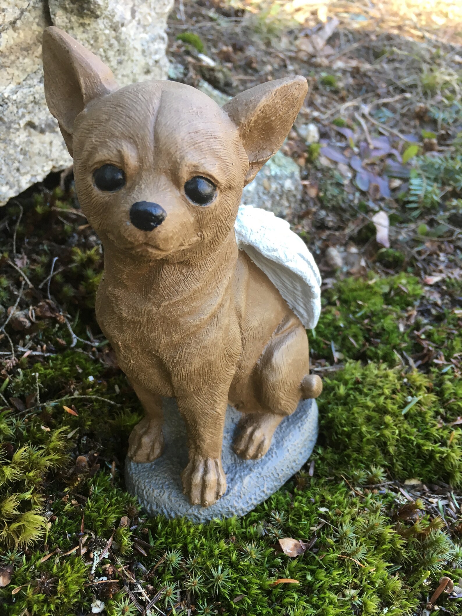 chihuahua angel figurine