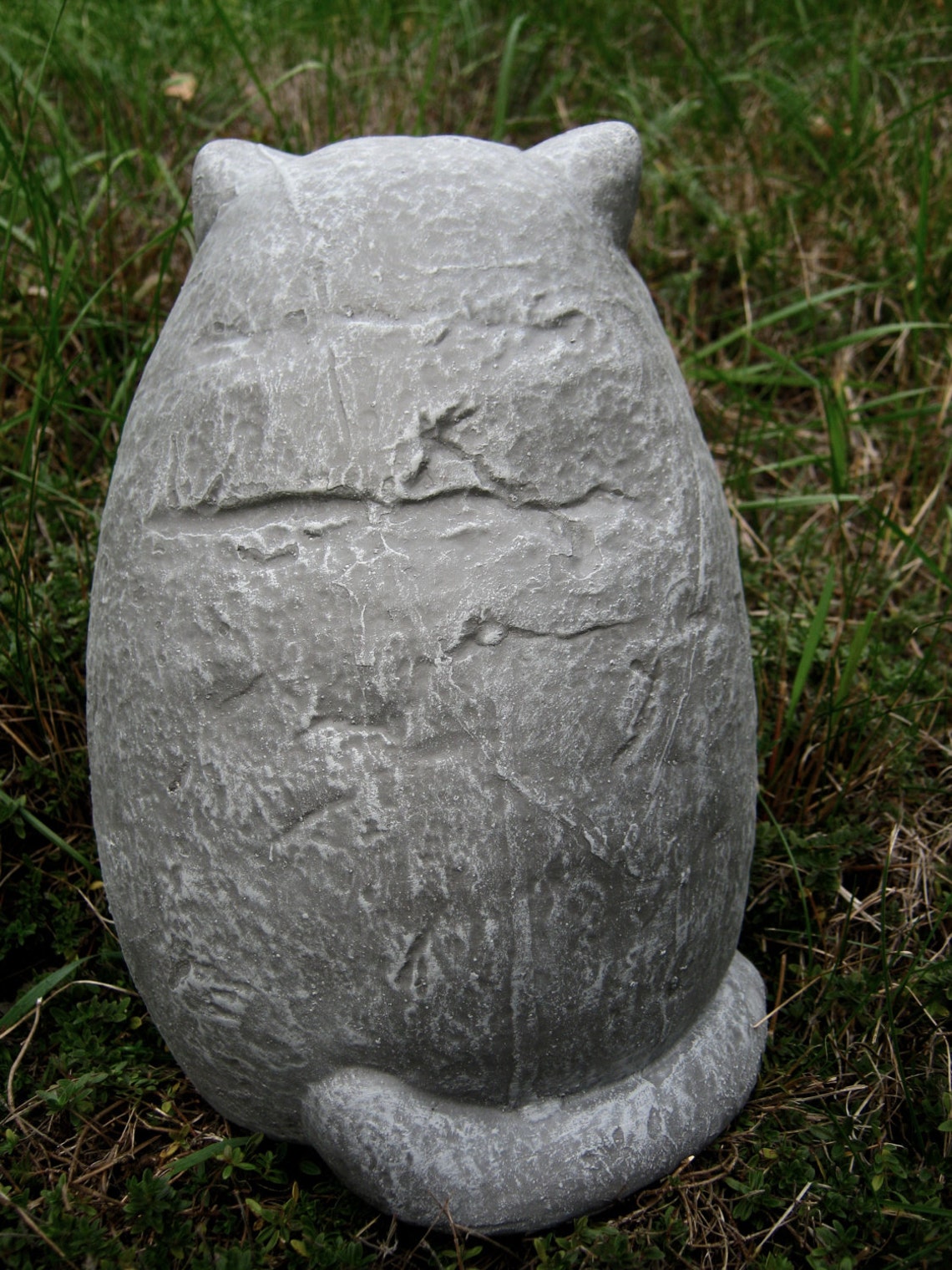 Cat Statue Large Concrete Garden Cats Cement Cat Figure Etsy
