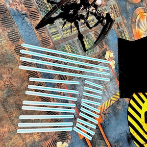 40K Deployment Zone Line Markers / Stealth Suit Kauyon Range Marker