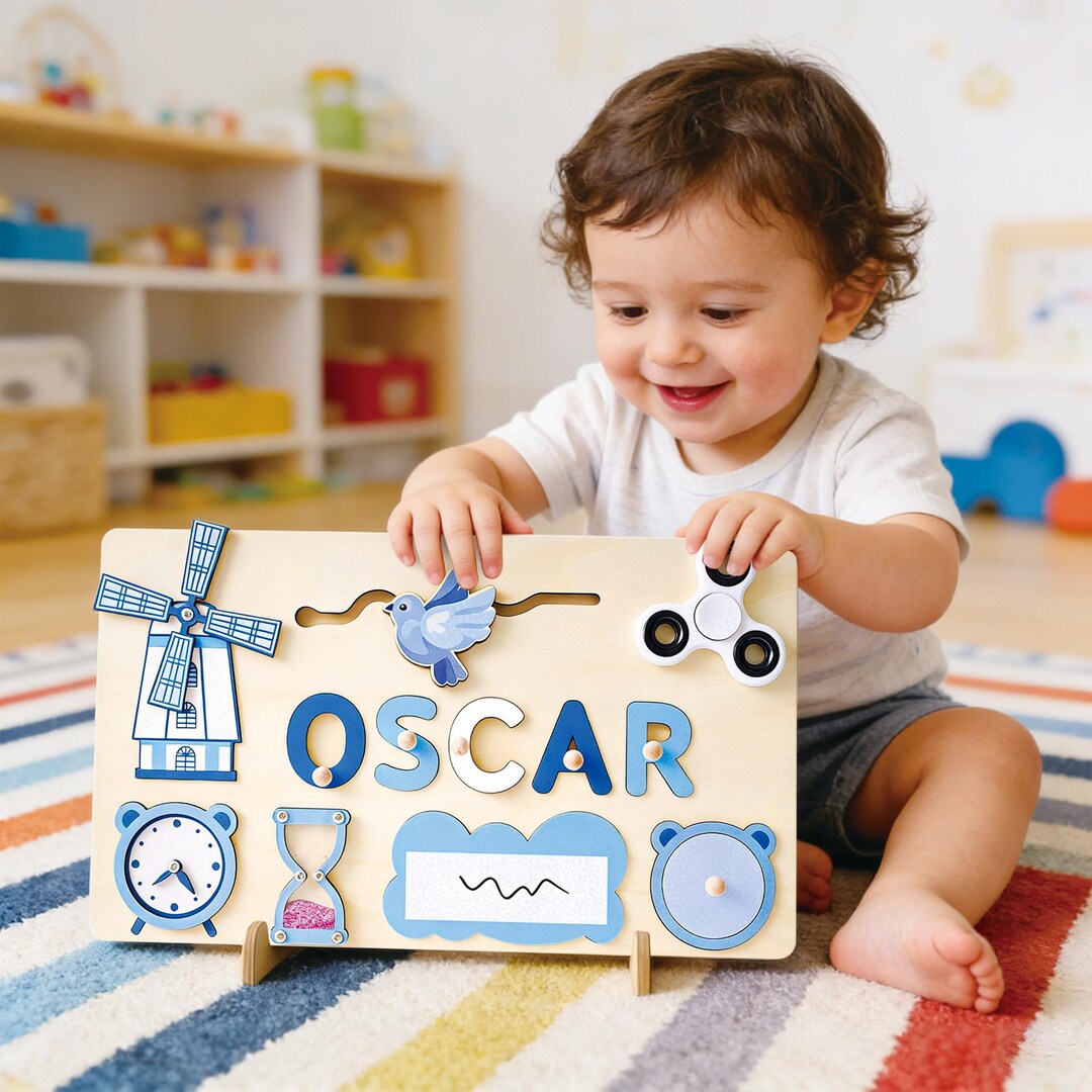 Personalized Baby Name Puzzle, Custom Wooden Toddler Toys, Gift for ...