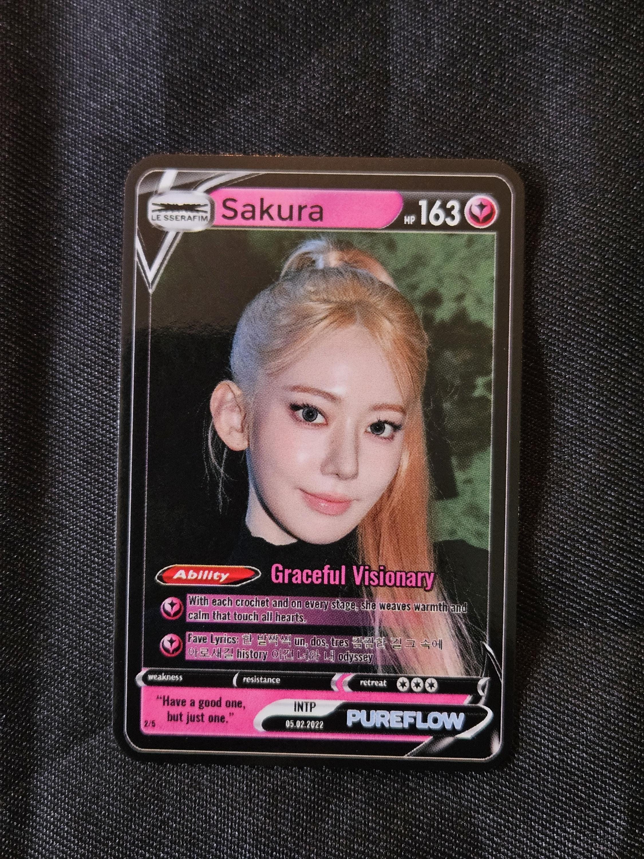 Sakura Le Sserafim Photocard - Etsy