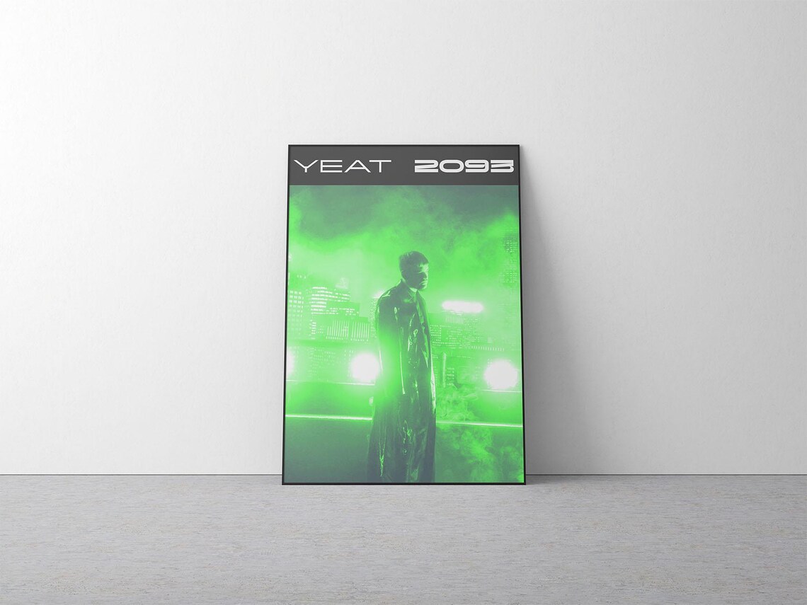 Yeat 2093 Album Design | Rolled Poster - Etsy Canada