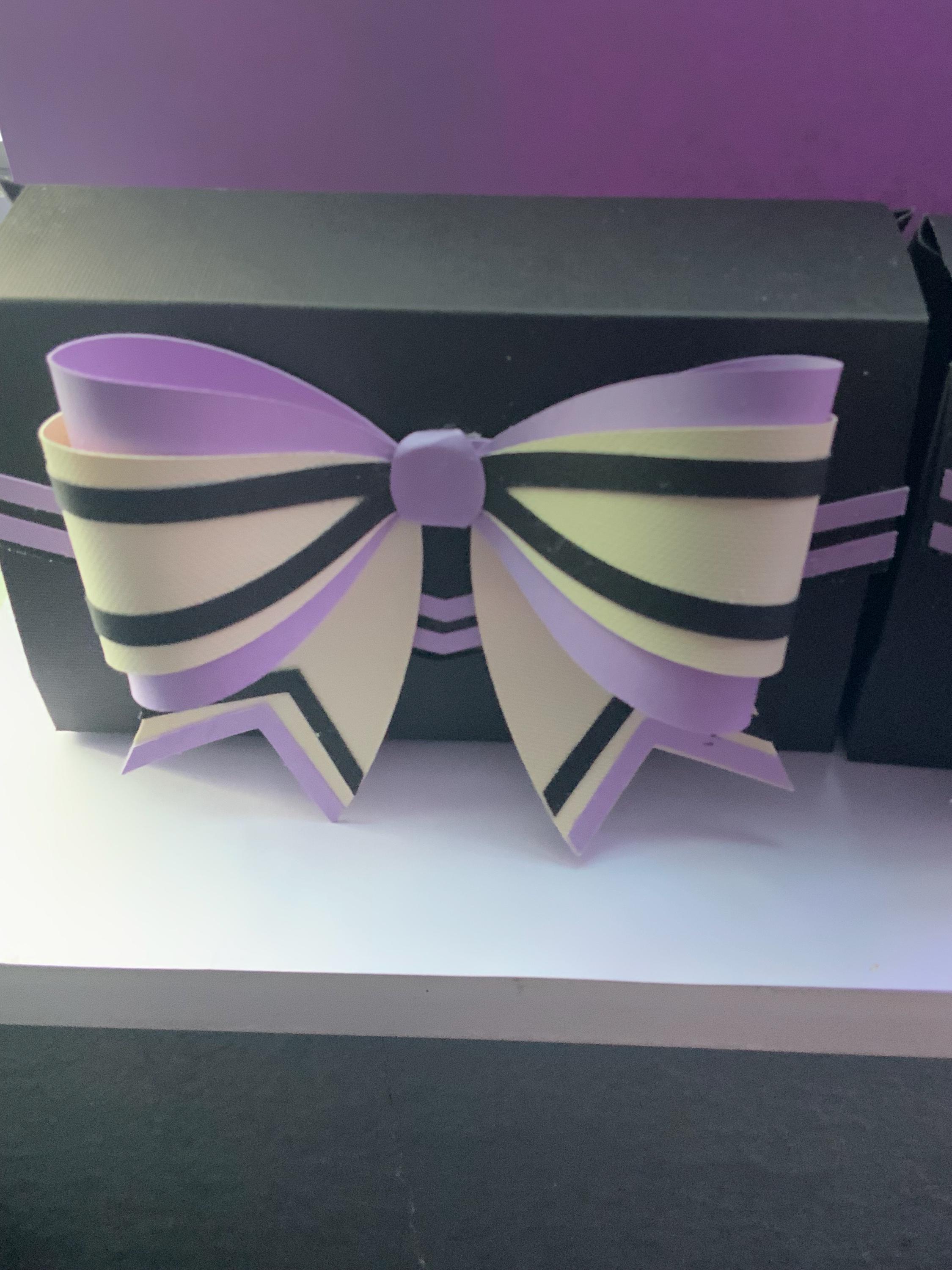 3D Cheer Bow Treat Box - Etsy