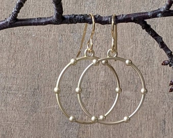 Simple Hoop Earrings minimal jewelry delicate everyday earrings