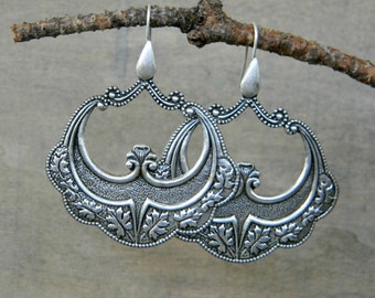 Hoop earrings big bold earrings bohemian earrings gypsy jewelry bohemian jewelry free spirit boho chic large earrings