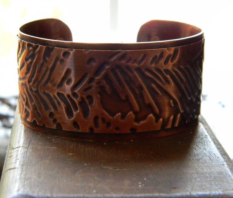 Copper Cuff Bracelet Handmade Hammered Copper Bracelet Artisan Etsy
