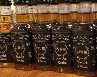 liquor bottle labels etsy