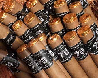Fully Assembled Chocolate Cigars Party Favors Bachelor Etsy