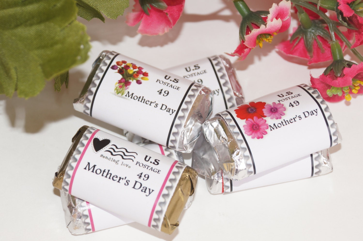 Mothers Day favors Mothers Day candy bar wrappers Mini candy Etsy