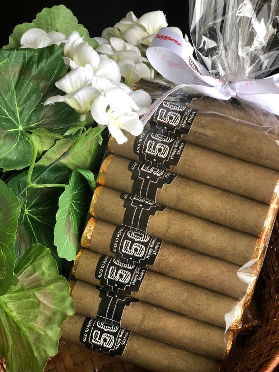 Fully Assembled Chocolate Cigars Party Favors Bachelor Etsy