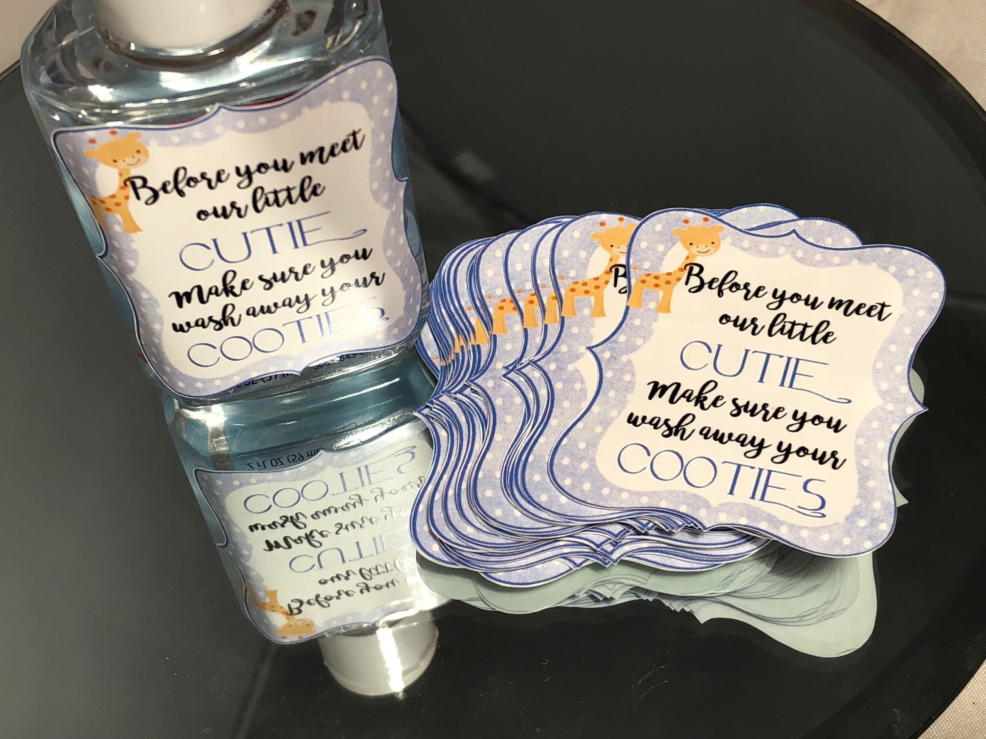 Purell Hand Sanitizer labels Germ X Hand Sanitizer Baby Etsy