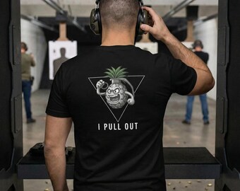 Tactisch T-shirt ananasgranaat, edgy streetwear-kleding, Next Level 3600-T-shirt