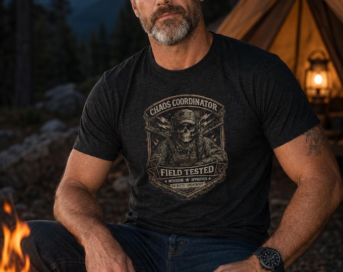 Chaos Coordinator Veteran Shirt – Field Tested Military Humor T-Shirt
