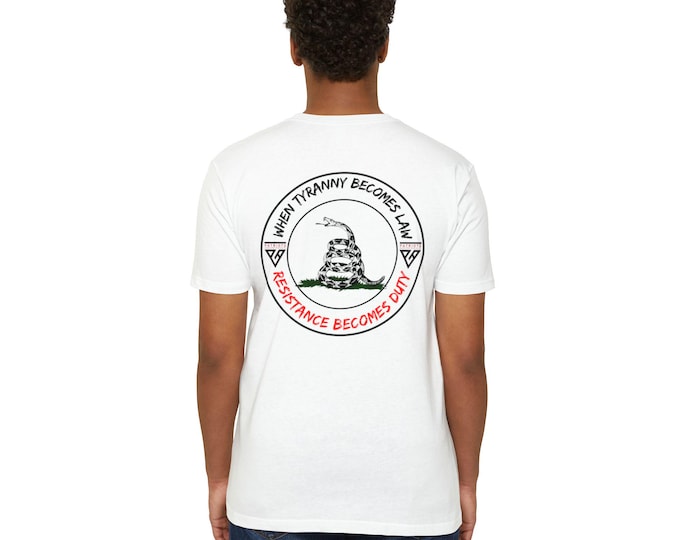 Gadsden Snake "When Tyranny Becomes Law" T-Shirt | Resistance Design