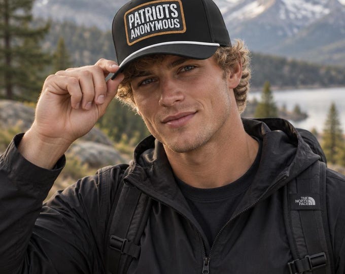 Patriots Anonymous Rope Cap | Embroidered Patch Trucker Hat